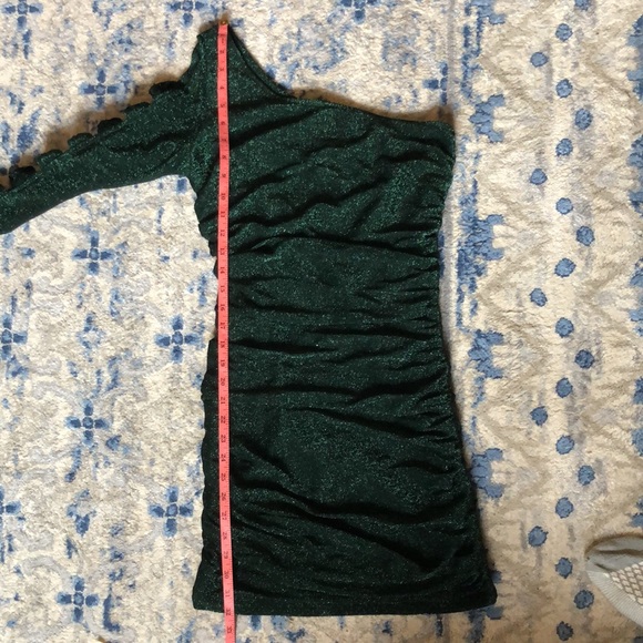 Green sparkly party dress - Picture 4 of 6